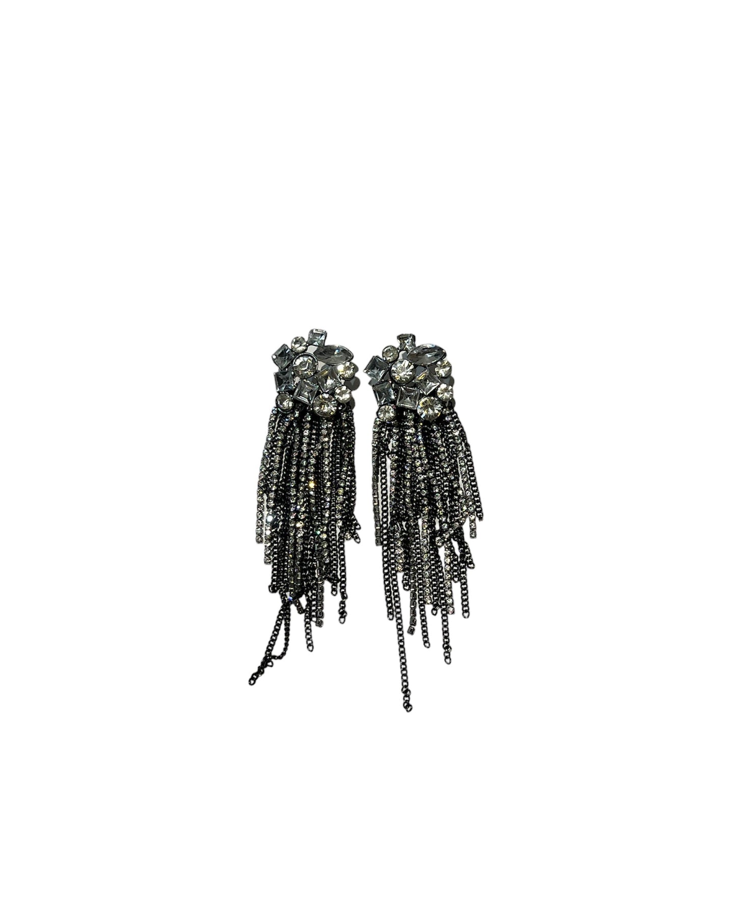 Luna Silver Danglers