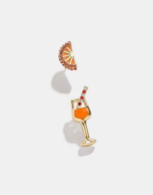 Aperol Spritz Studs