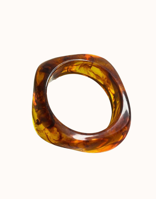 Resin Bangle (Amber)