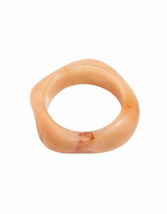 Resin Bangle (White)