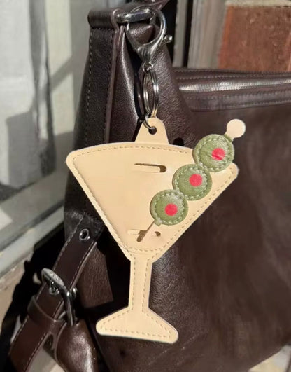 Martini Bag Charm & Sunglasses Holder
