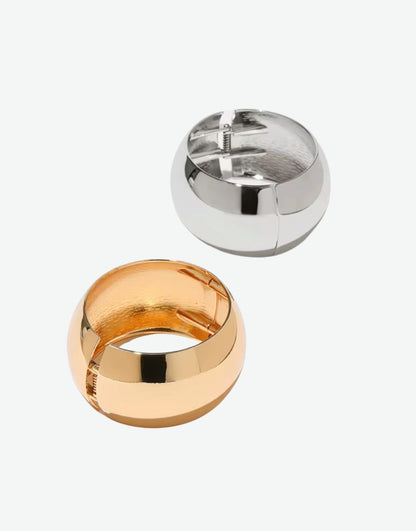 Chunky Bangle (Silver)