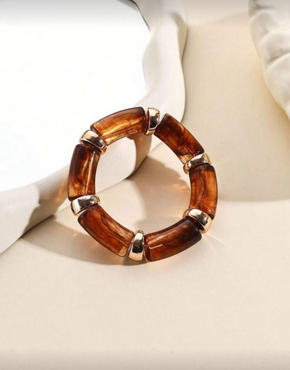 Resin Bracelet (Brown)