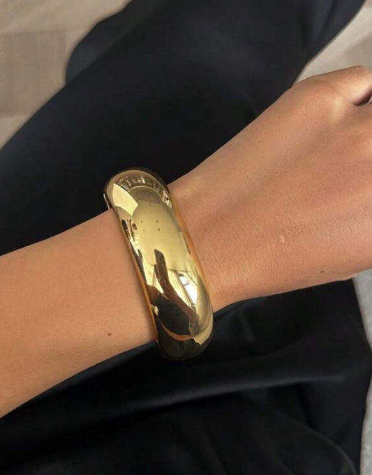 Halo Bangle (Gold)