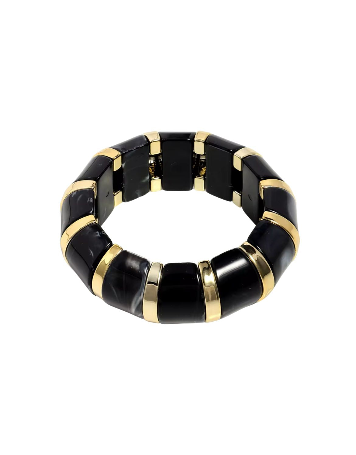 Bubble Resin Bangle (Black)