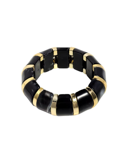 Bubble Resin Bangle (Black)