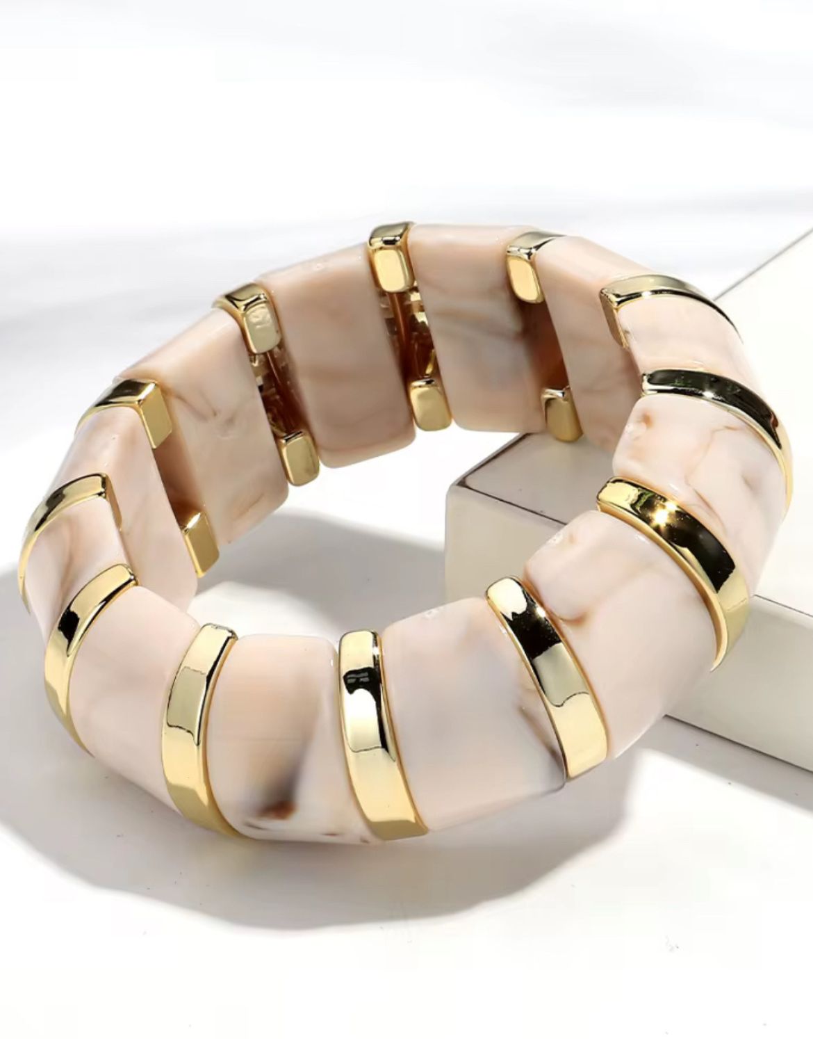 Bubble Resin Bangle (Marble)