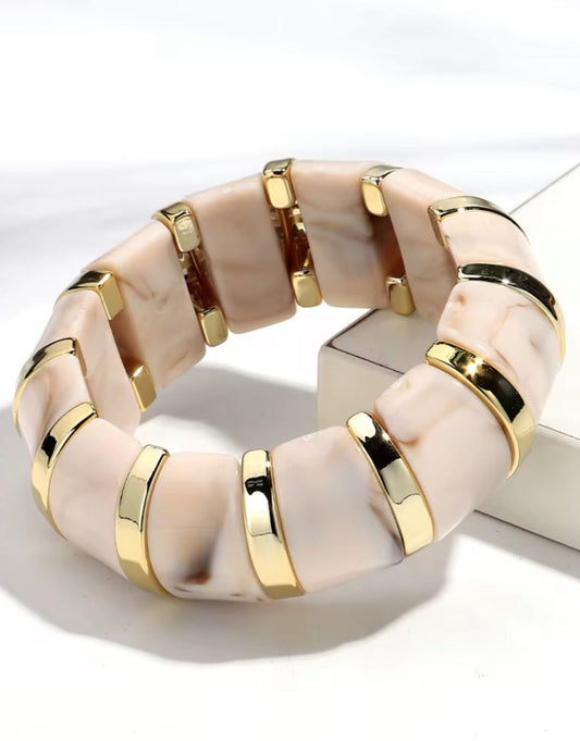 Bubble Resin Bangle (Marble)