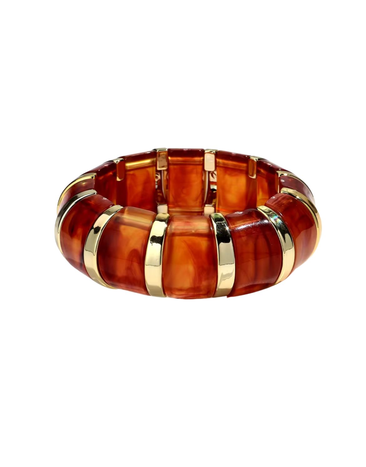 Bubble Resin Bangle (Brown)