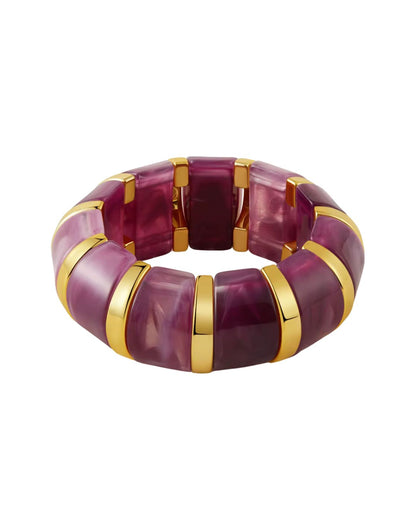Bubble Resin Bangle (Purple)