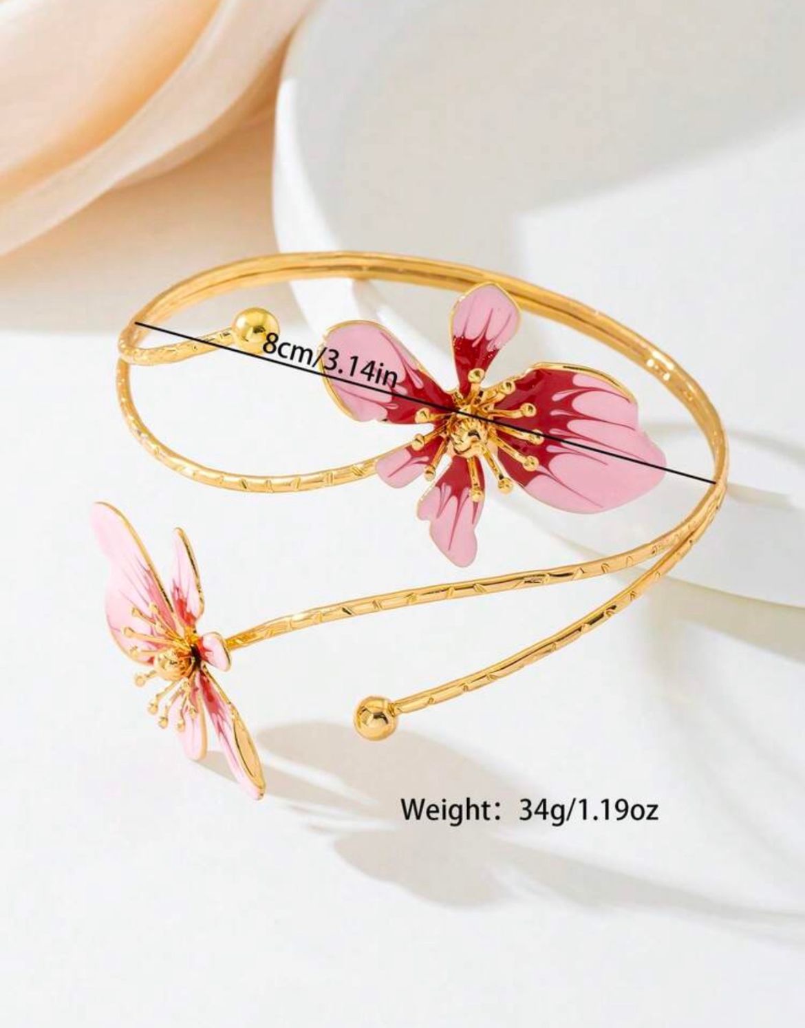 Petal Cuff (Pink)