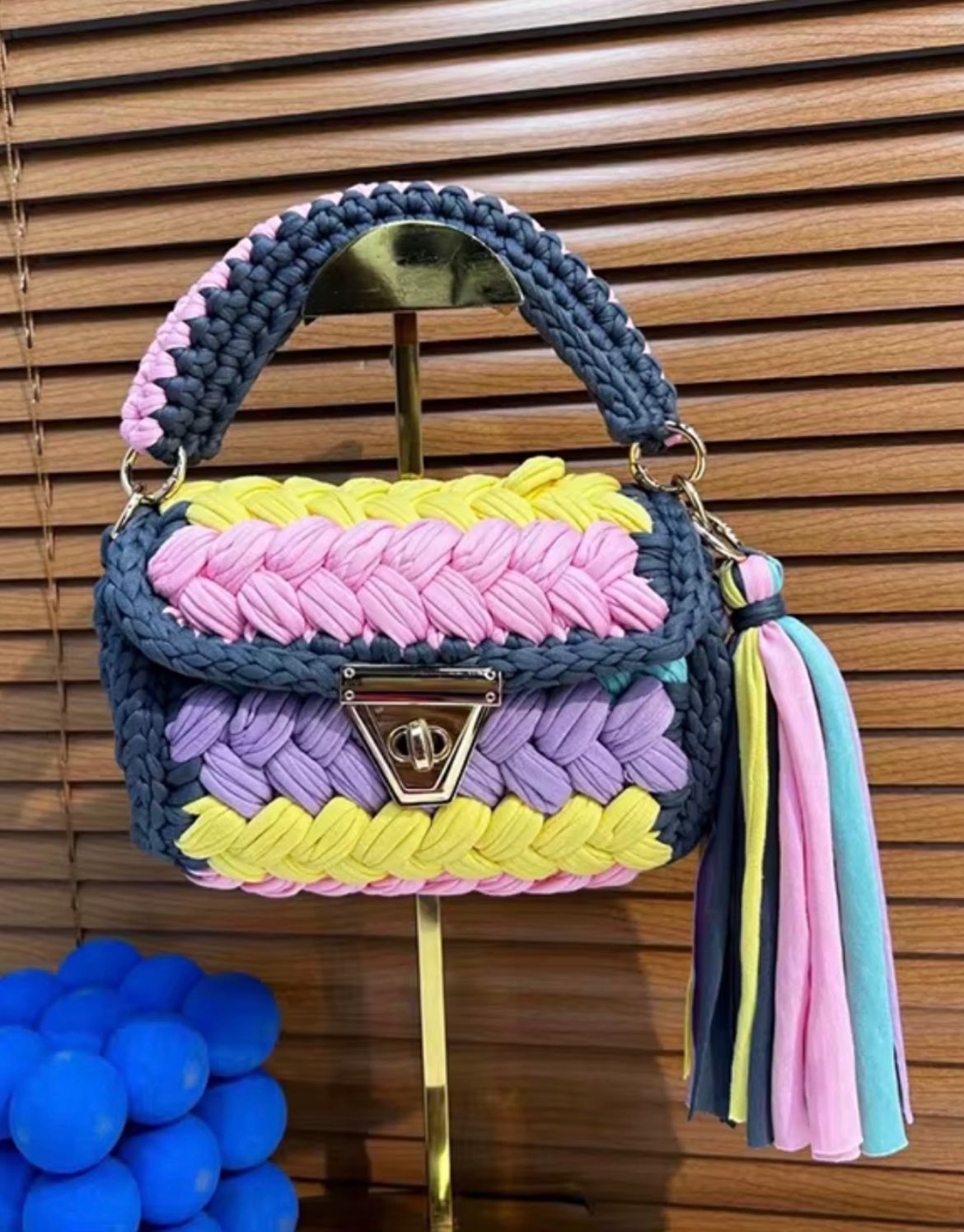 The Flirt (Navy/Yellow)
