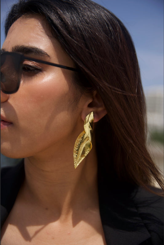Golden Bolt earrings