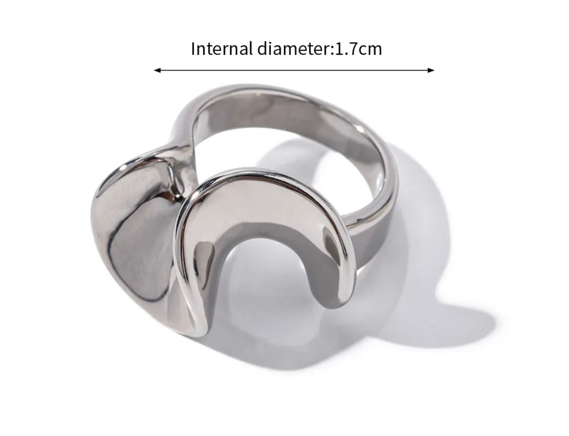 Swirl Ring (Silver)