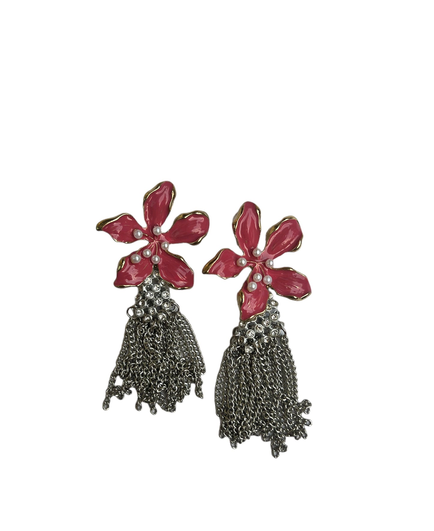 Blushing Blooms in Silver