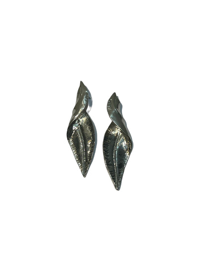 Silver Bolt earrings