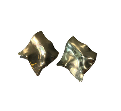 Golden Plate Earrings