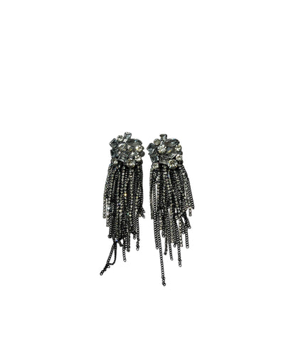 Luna Silver Danglers